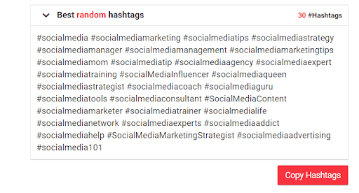 best hashtags for social media content plan