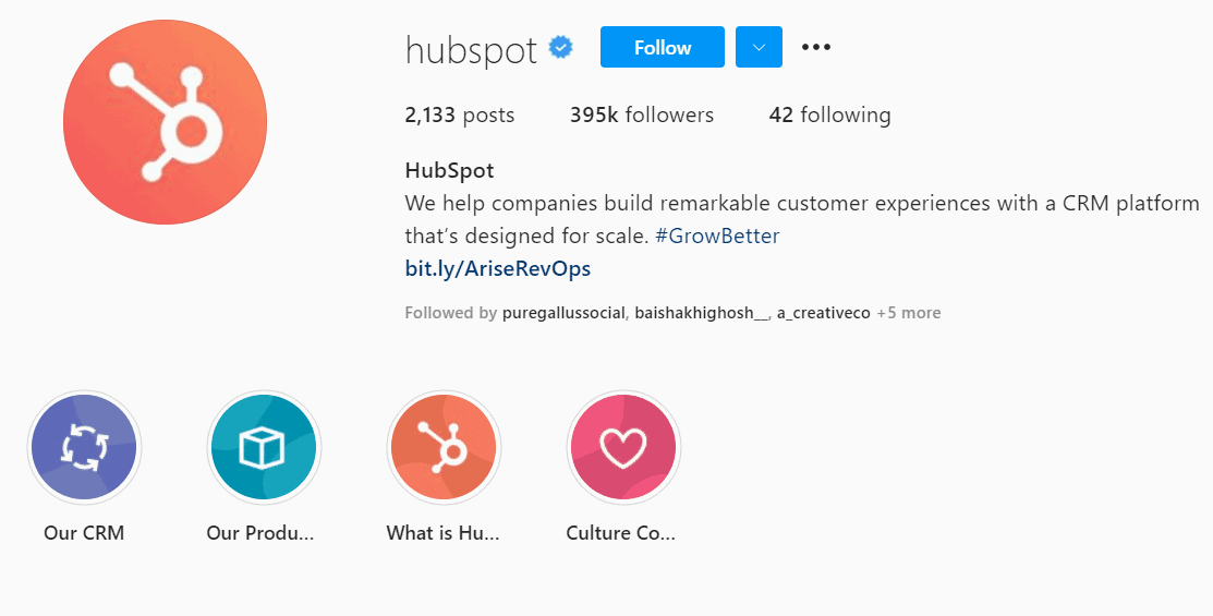 hubspot instagram marketing