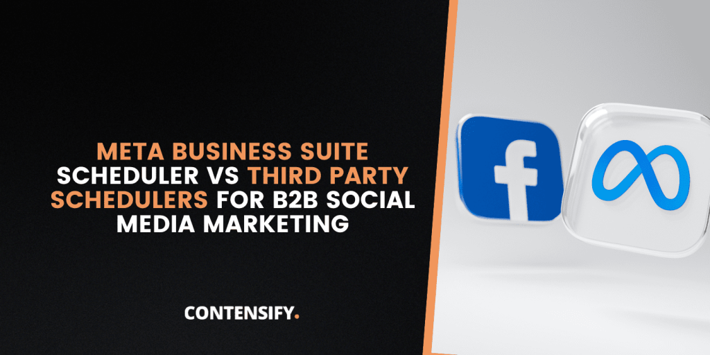 meta business suite scheduler vs third party schedulers