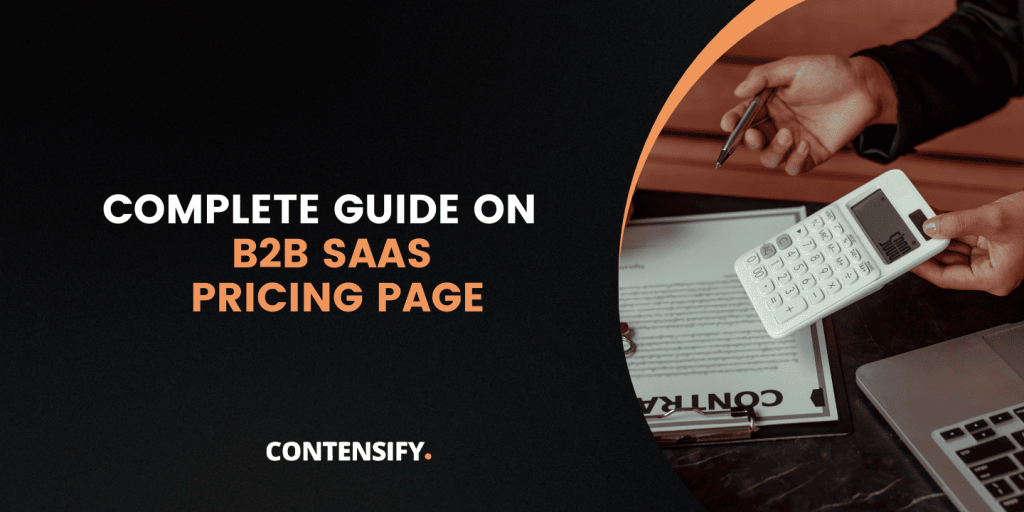 how to create a b2b saas pricing page strategy