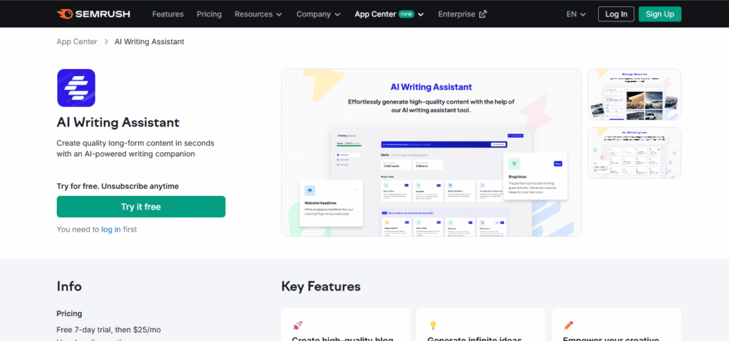 AI Writing Assistant
