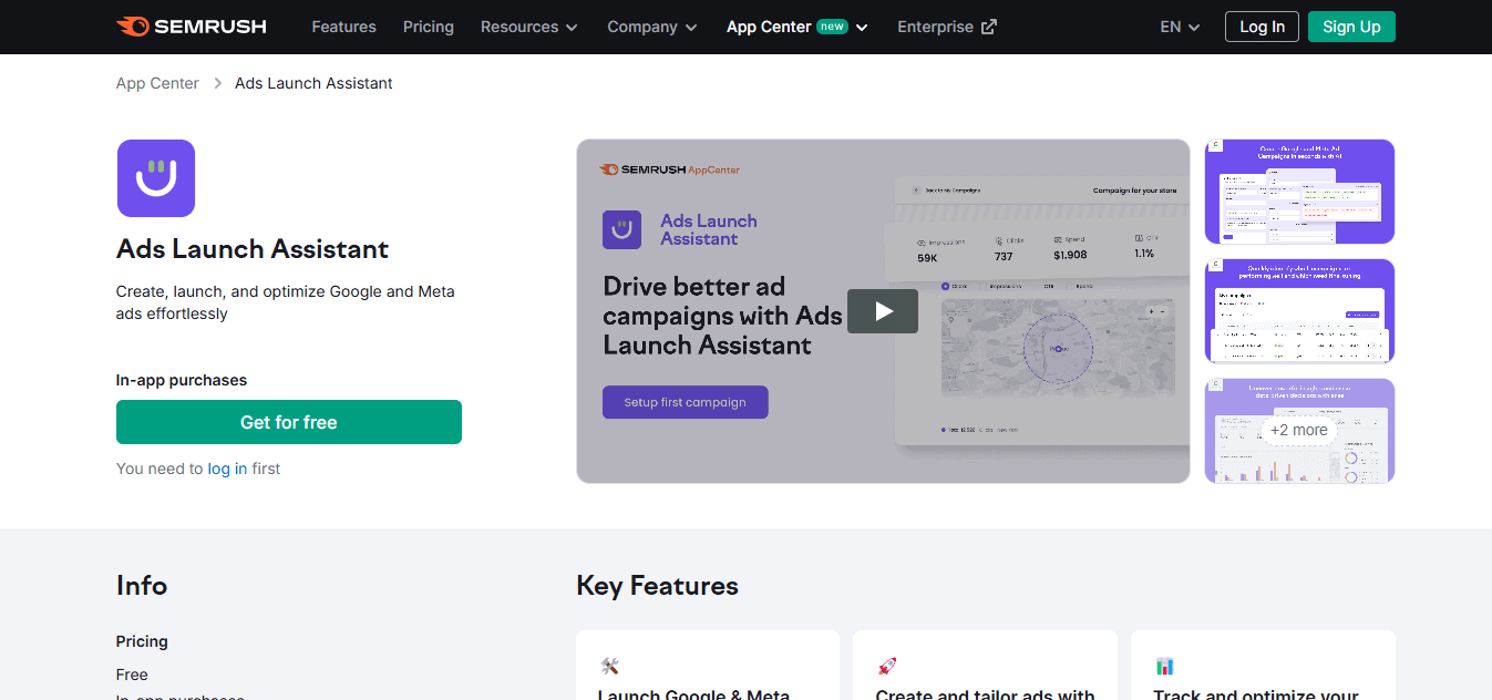 Ads Launch Assistant
