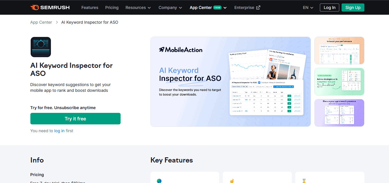 AI Keyword Inspector for ASO