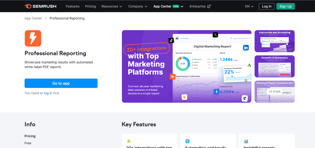 Professional Reporting
