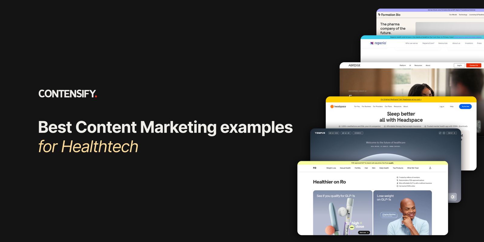 Best Content Marketing Examples for Healthtech Companies