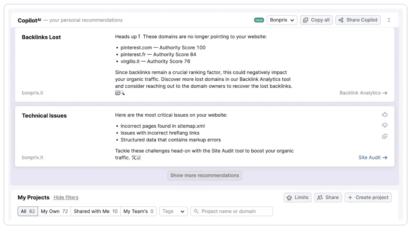 Semrush Copilot