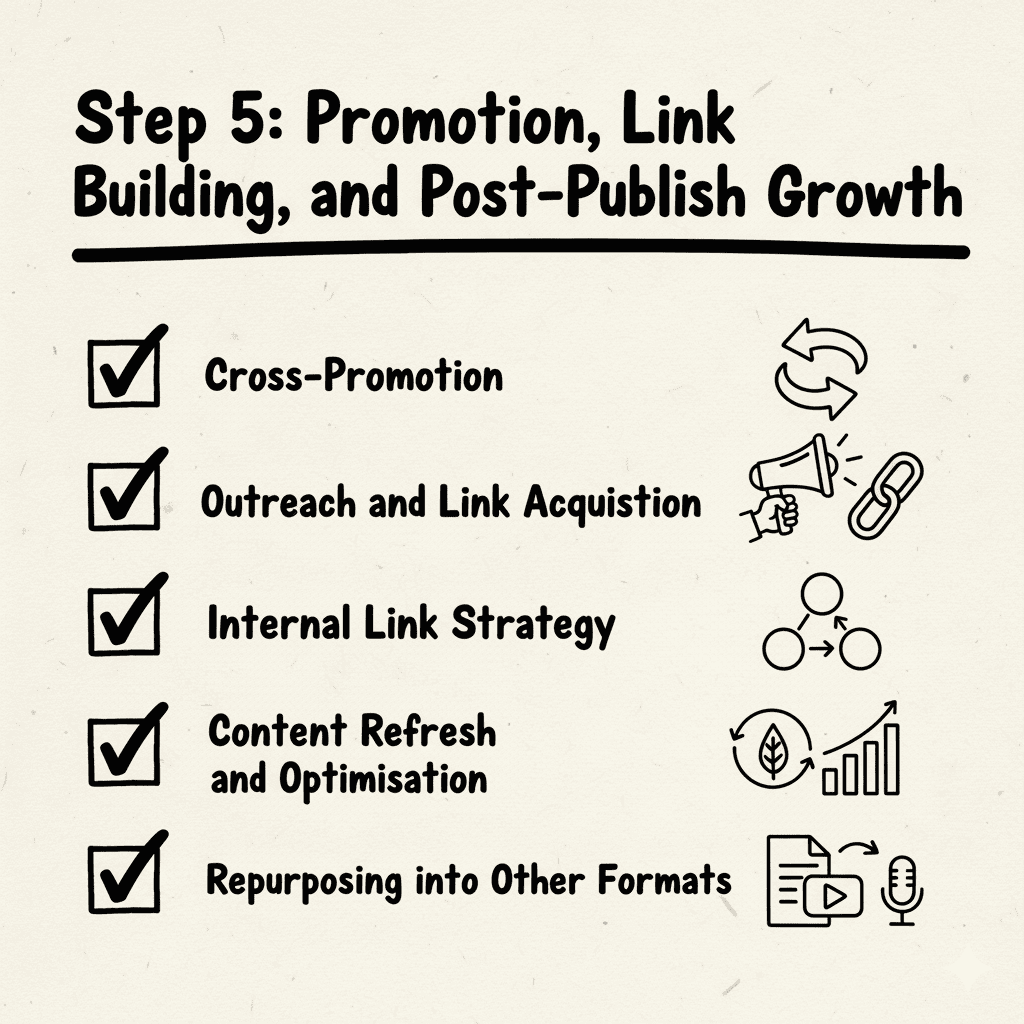 How to Write SEO Content - content distribution and promotion