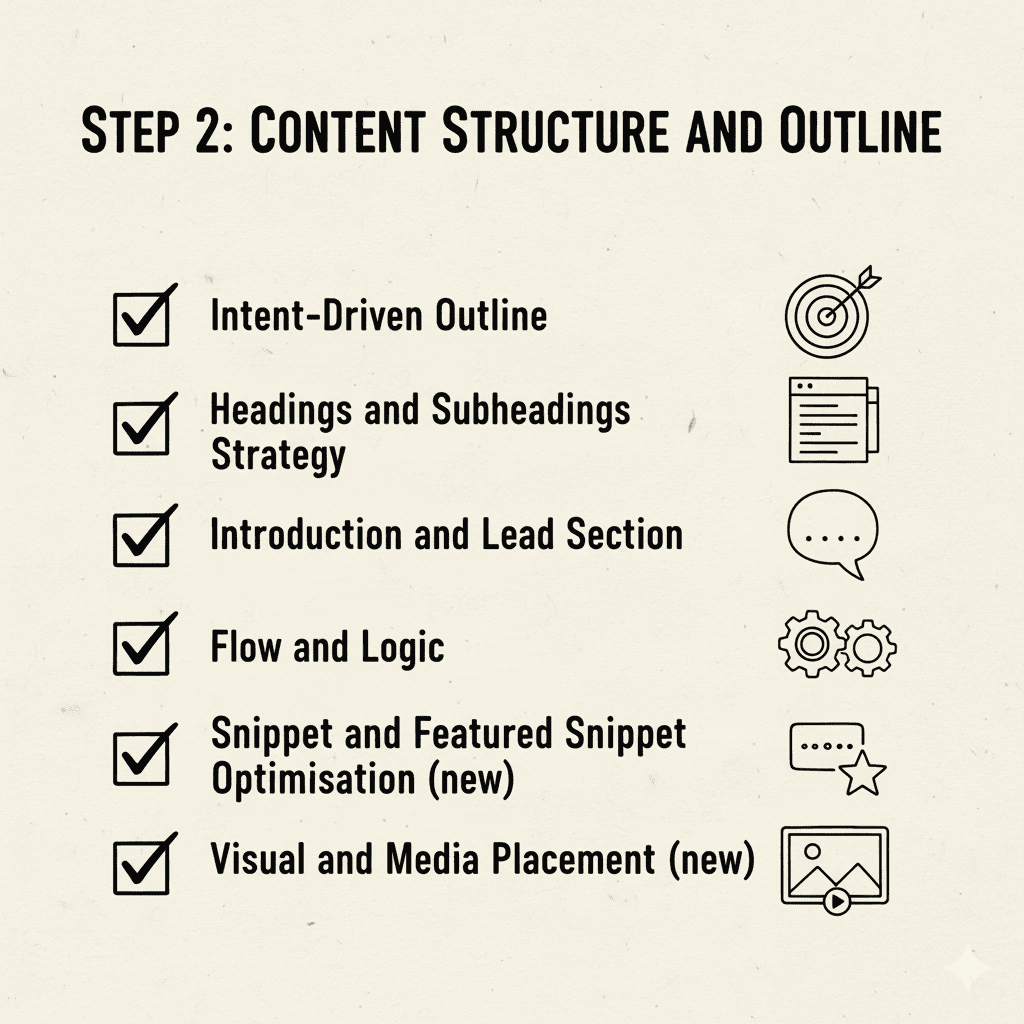How to Write SEO Content - content structure and outline