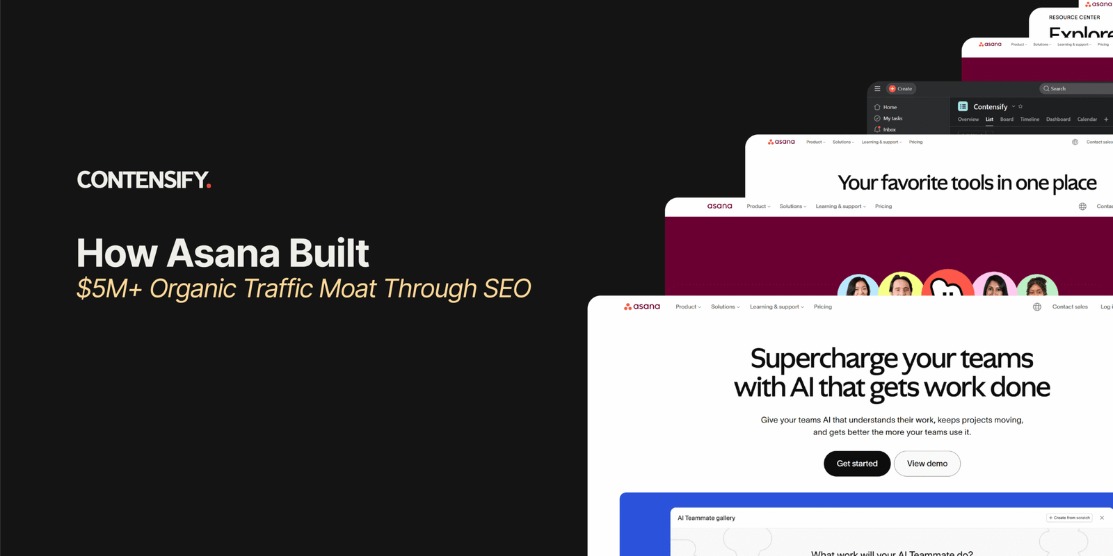 How Asana Built $5M+ Organic Traffic Moat Through SEO