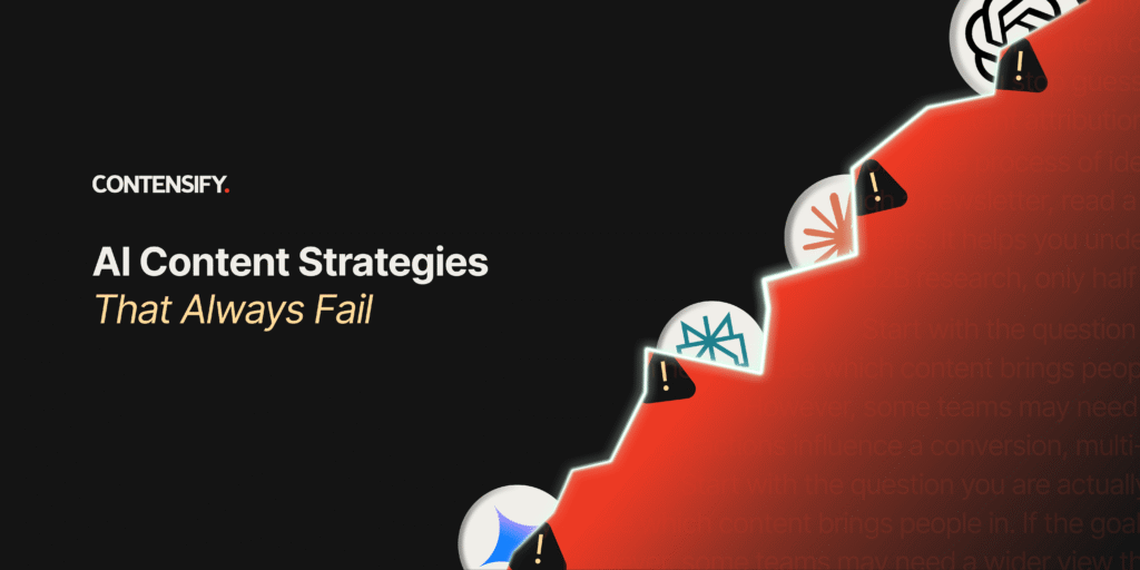 AI content strategies that always fail