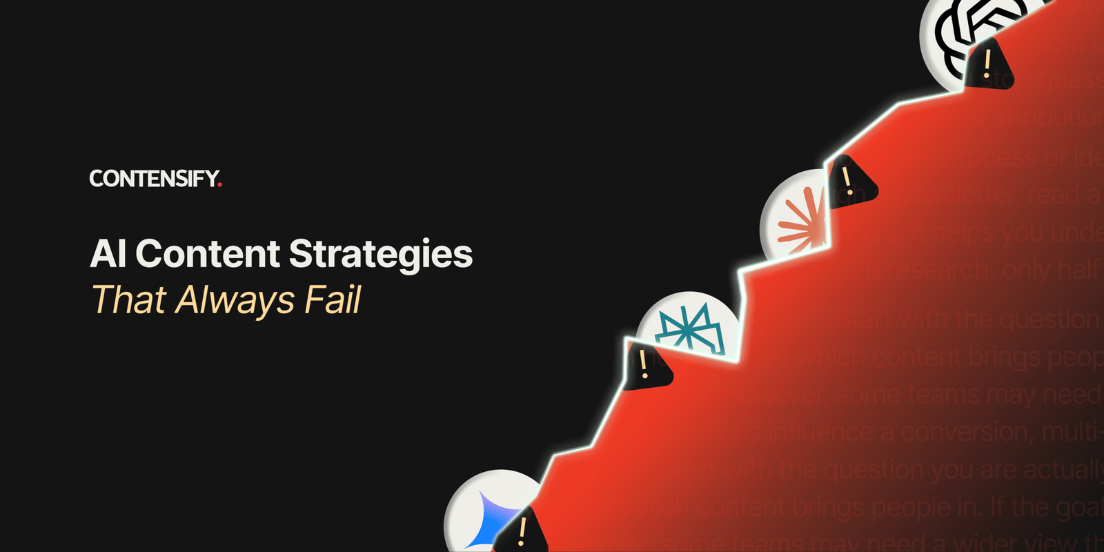AI content strategies that always fail