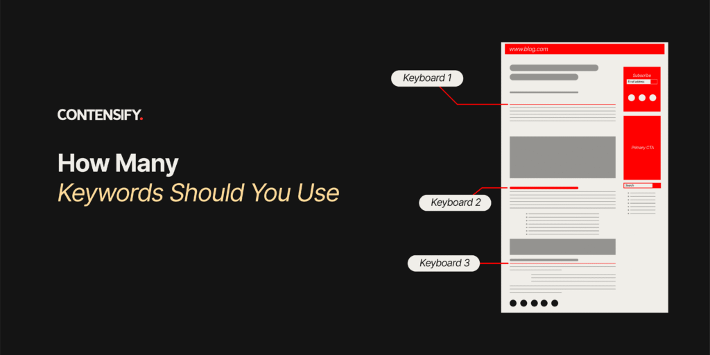 How Many Keywords Should You Use