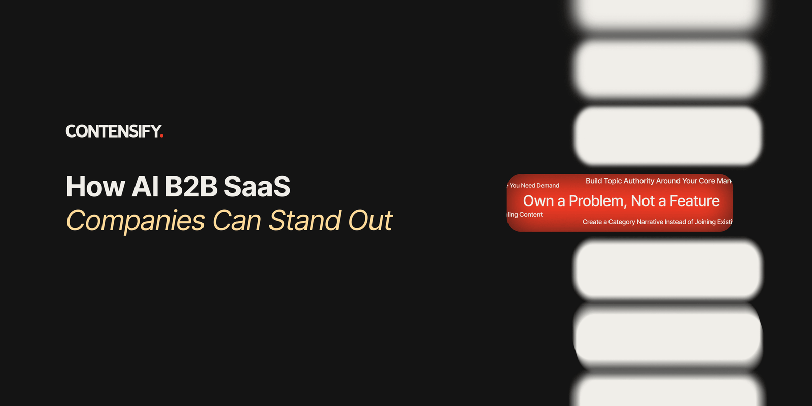 What can AI B2B SaaS Companies do to stand out