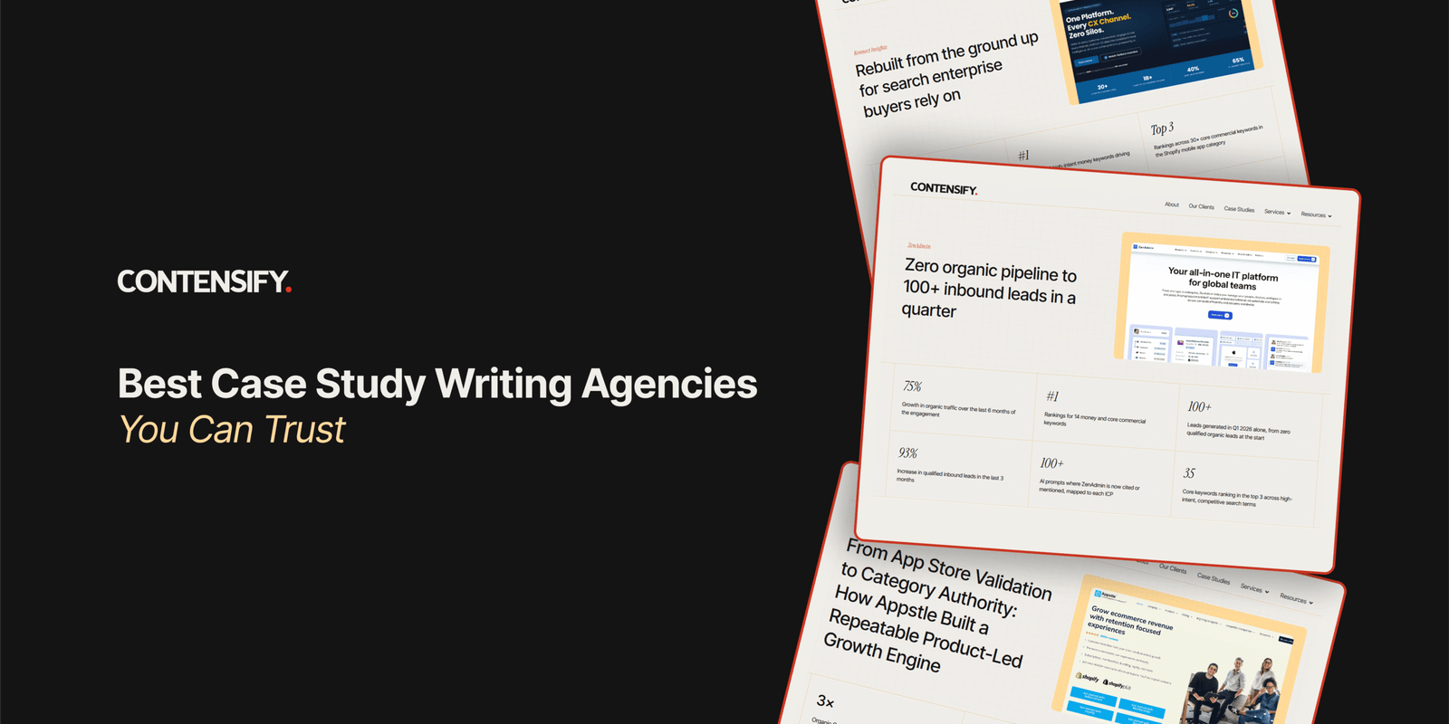 best case study writing agencies for b2b saas