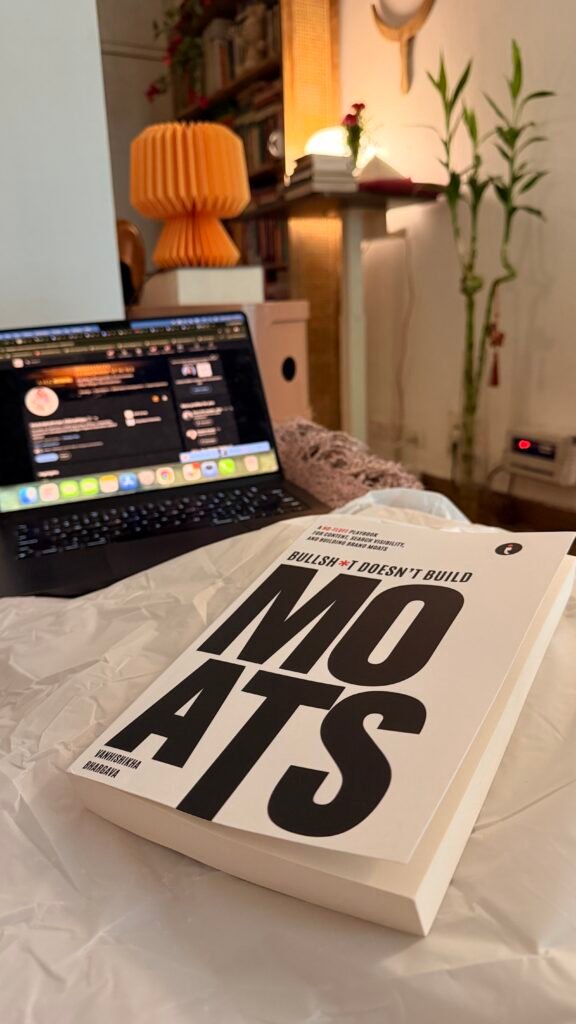 bullsh*t doesn't build moats - best marketing book by vanhishikha bhargava