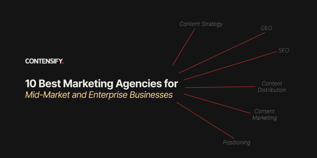 10 Best Marketing Agencies for Mid-Market and Enterprise Businesses